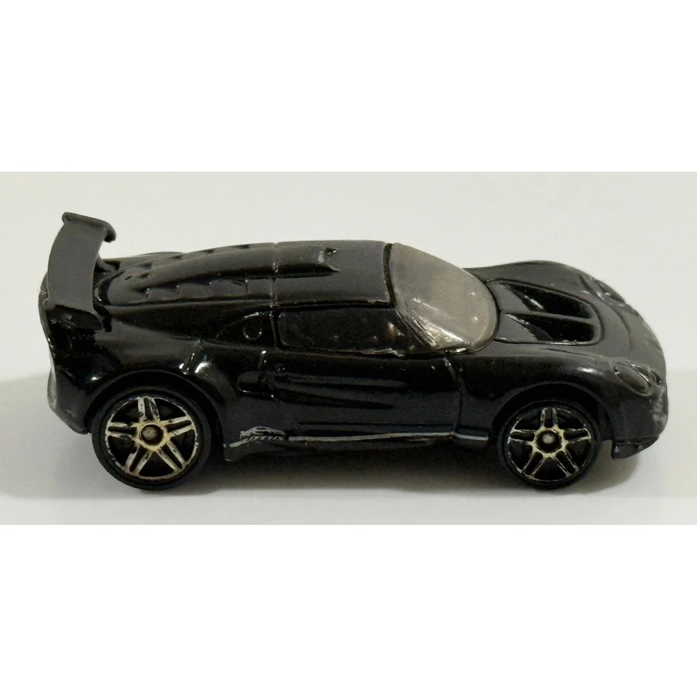 Hot‎ Wheels Lotus Elise Toy Car 1:64 Black Diecast Sportscar Winged Coupe